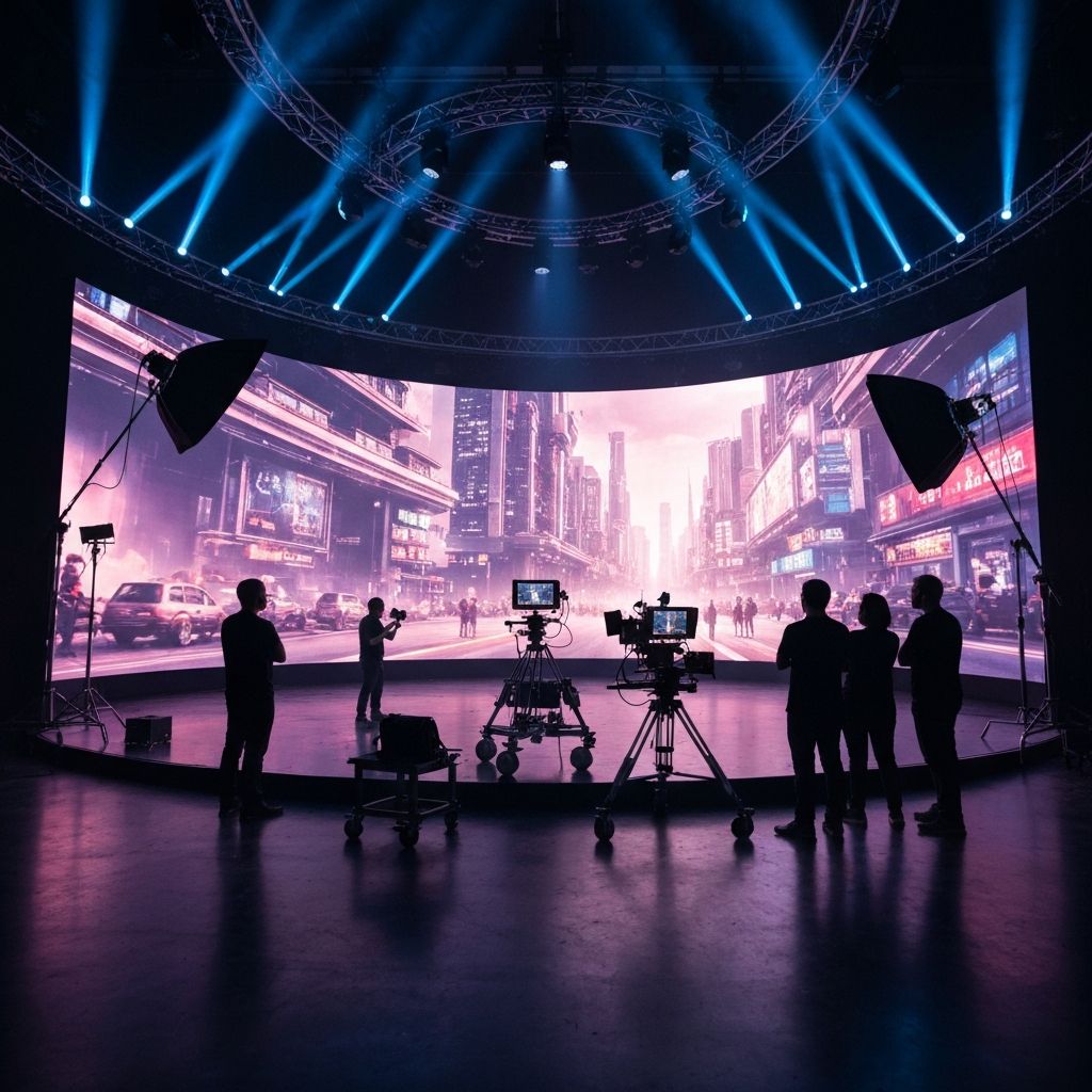Production environment representing ETC work in media technology